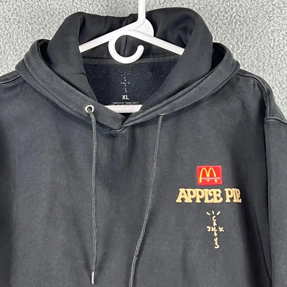 Travis Scott Cactus Jack McDonald's Apple Pie Hoodie Black XL CPFM Style 2020 - Picture 2 of 11